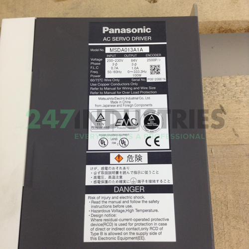 MSDA013A1A Panasonic Image 2