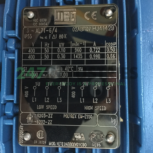 0.3K32AL716/4B3 WEG Image 4