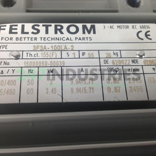3F3A-100LA-2B34 Felstrom Image 3