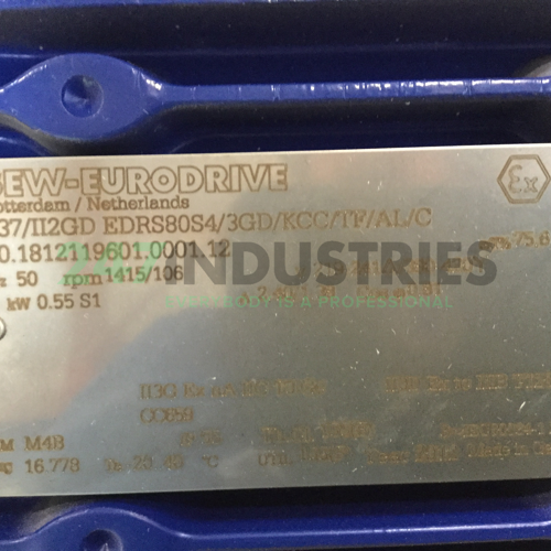 S37/II2GDEDRS80S4/3GD/KCC/TF/AL/C-I13,35 SEW-EURODRIVE Image 4