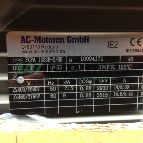 FCPA132SB-2/HEB35 AC-Motoren GmbH Image 2