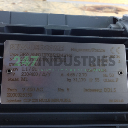 RF37AM80DT80N2/BMG/HR SEW-EURODRIVE Image 2