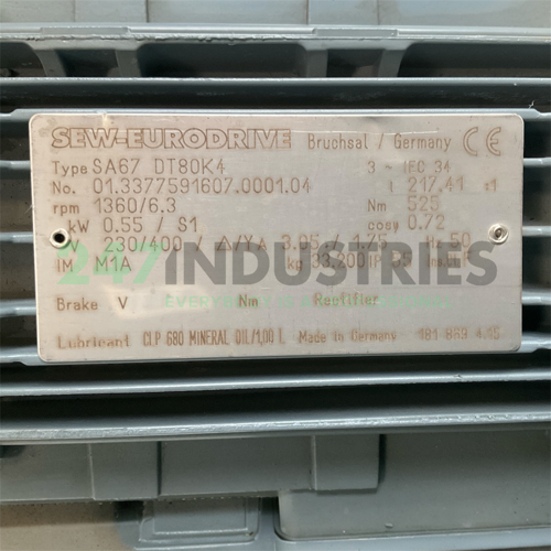 SA67/DT80K4 SEW-EURODRIVE Image 4
