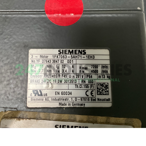 1FK7063-5AH71-1EH3 Siemens Image 4