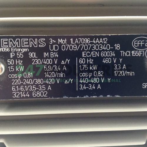 1LA7096-4AA12 Siemens Image 2