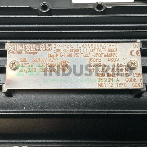 1LA7083-4AA19-Z Siemens Image 4