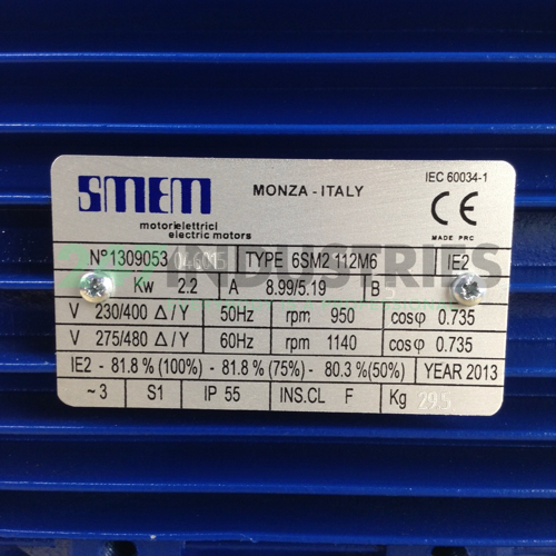 6SM2112M6-B35 SMEM Motori Elettrici Image 2