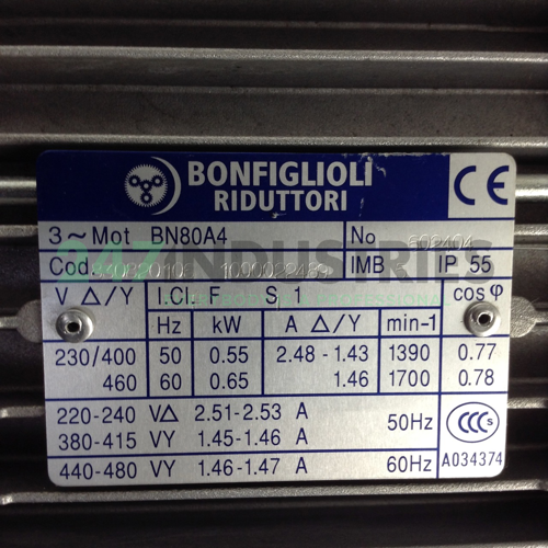 BN80A4B5 Bonfiglioli Image 2
