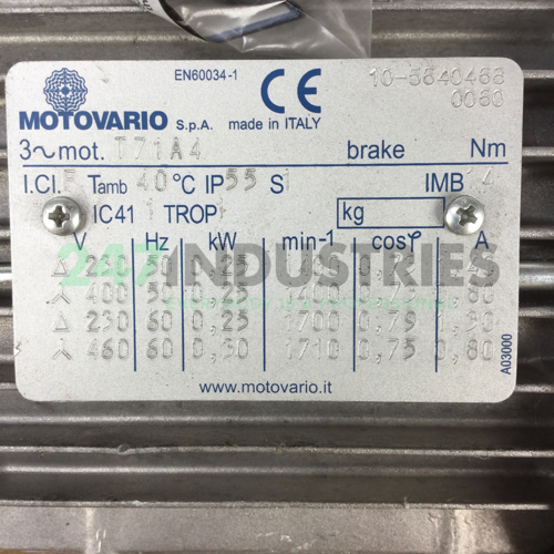 T71A4B14 Motovario Image 2