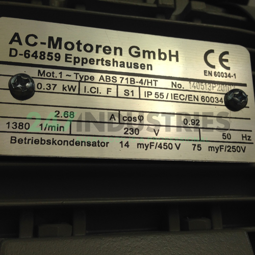 ABS71B-4/HTB3 AC-Motoren GmbH Image 2
