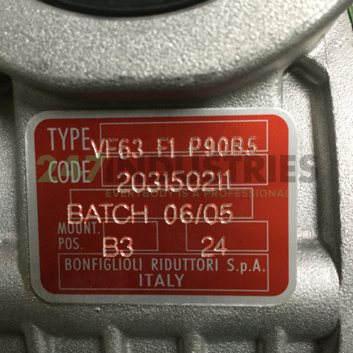 VF63F1P90B5-I24 Bonfiglioli Image 5