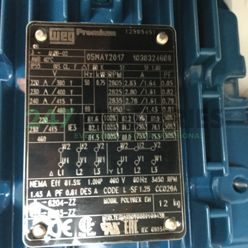 0.75K31AL3802B5 WEG Image 4