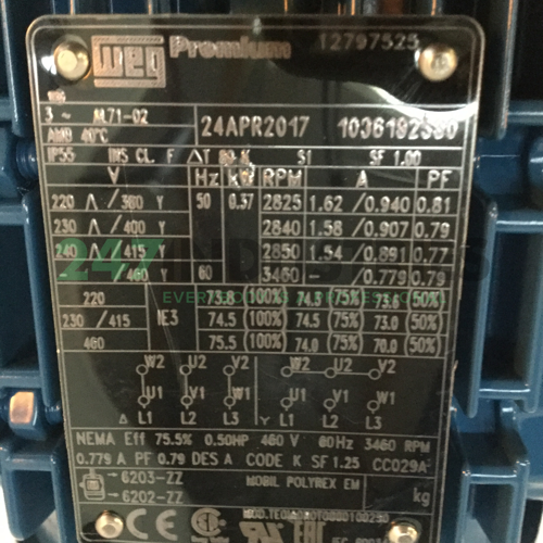 0.37K31AL3712B3 WEG Image 4