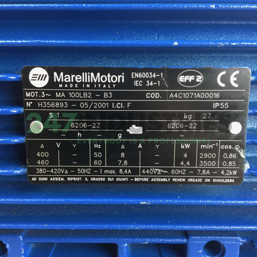 A4C1071A00016 Marelli Motori Image 2