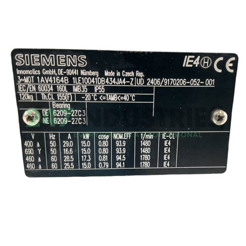 1LE1004-1DB43-4JA4-Z Siemens Image 4