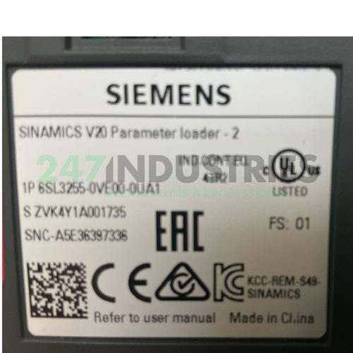6SL3255-0VE00-0UA1 Siemens Image 3
