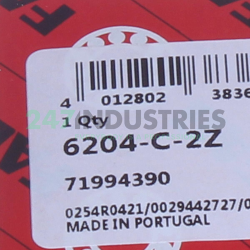 6204-C-2Z>V FAG Image 3