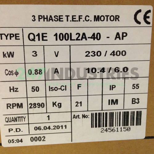 Q1E100L2A40B3 Almo Image 3