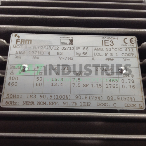 HB3-132MB FAM Motoren Image 2