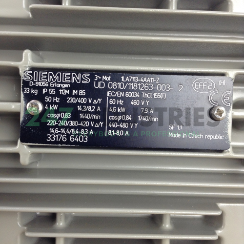 1LA7113-4AA11-Z Siemens Image 2