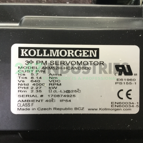 AKM52H-HCANDBD0 Kollmorgen Image 4