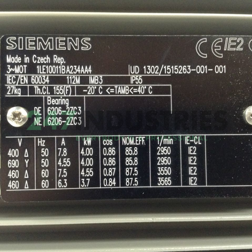 1LE1001-1BA23-4AA4 Siemens Image 2