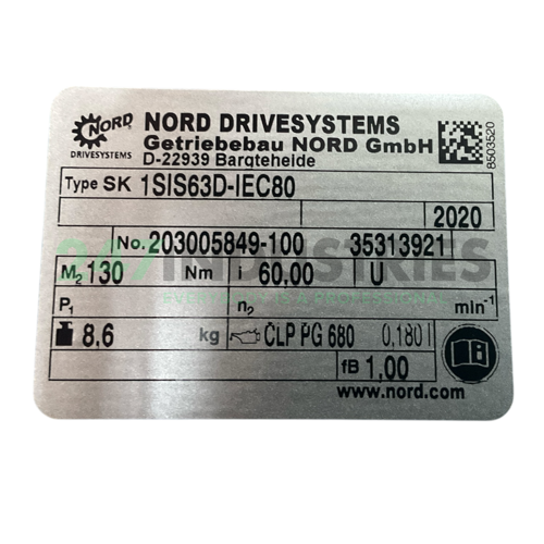SK1SIS63D-IEC80 Nord Drive Systems Image 4