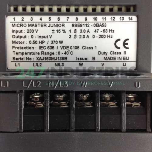 6SE9112-0BA53 Siemens Image 2