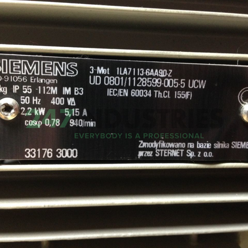 1LA7113-6AA90-Z Siemens Image 2