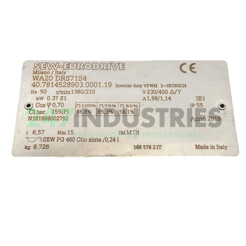 WA20DRS71S4 SEW-EURODRIVE Image 4