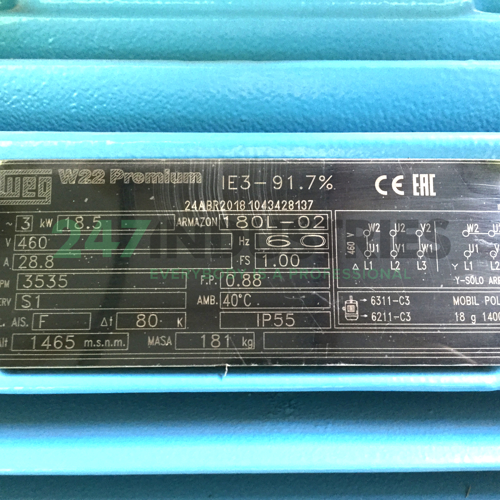 18.5K32CI3180L2B3 WEG Image 4