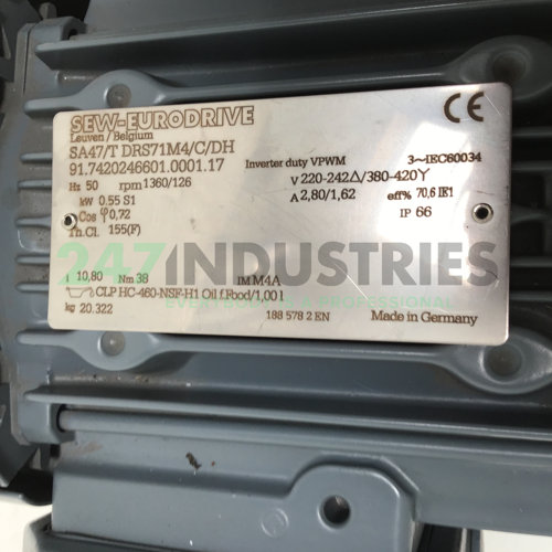SA47/TDRS71M4/C/DH SEW-EURODRIVE Image 4