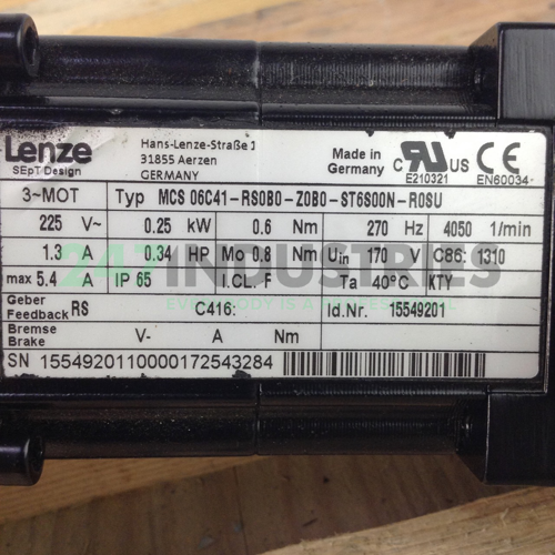 MCS06-C41RS0B0Z0B0 Lenze Image 2