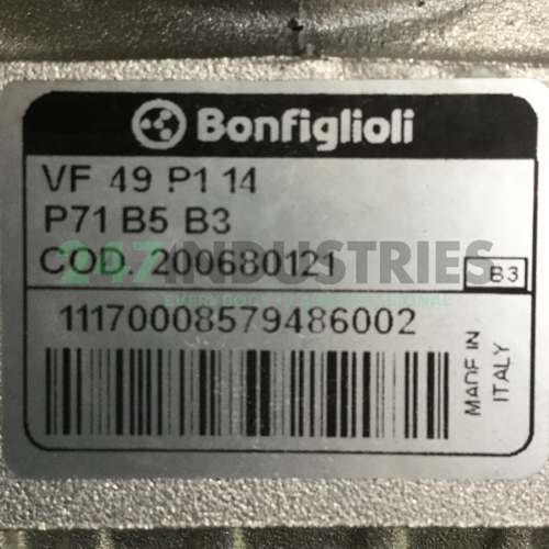 VF49P114P71B5B3 Bonfiglioli Image 4
