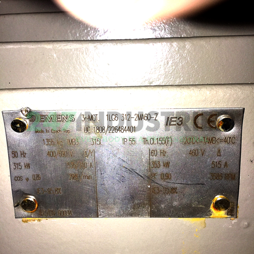1LG6312-2MA60-Z A11+​B07+​D25+​M40+​R74+ Siemens Image 4
