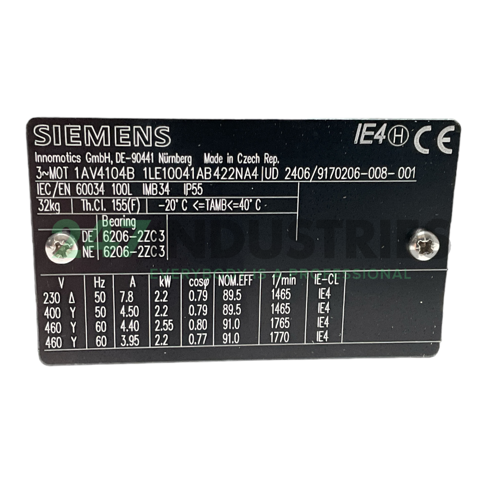 1LE1004-1AB42-2NA4 Siemens Image 5