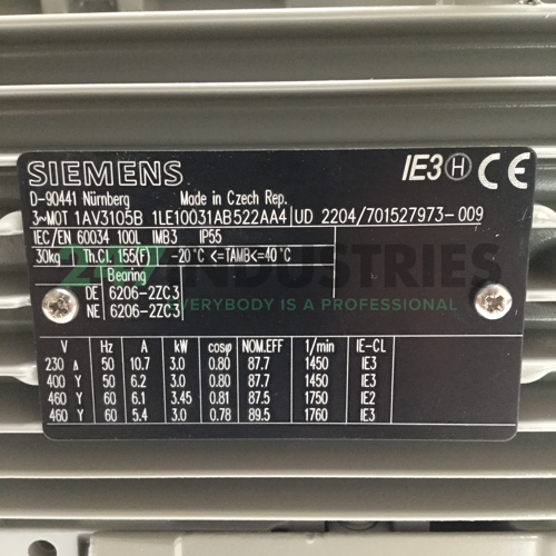 1LE1003-1AB52-2AA4 Siemens Image 4