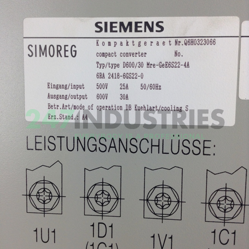 6RA2418-6GS22-0 Siemens Image 2