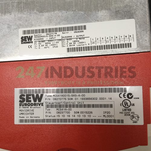 MCS41A0015-5A3-4-00 SEW-EURODRIVE Image 4