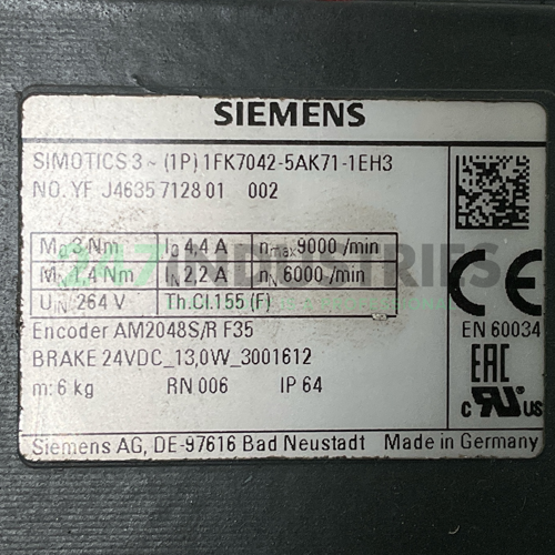 1FK7042-5AK71-1EH3 Siemens Image 4