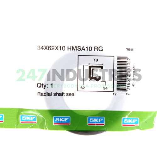 34X62X10HMSA10RG SKF Image 3