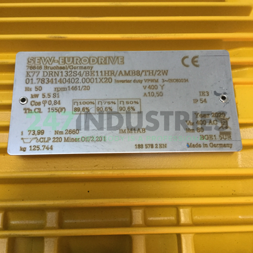 K77DRN132S4/BE11HR/AMB8/TH/2W-I74 SEW-EURODRIVE Image 4