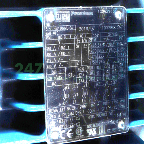 18.5K32AL3180M4B3 WEG Image 2