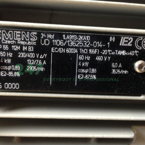 1LA9113-2KA10 Siemens Image 2