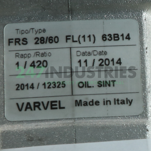 FRS28/60-63B14I420 Varvel Image 2