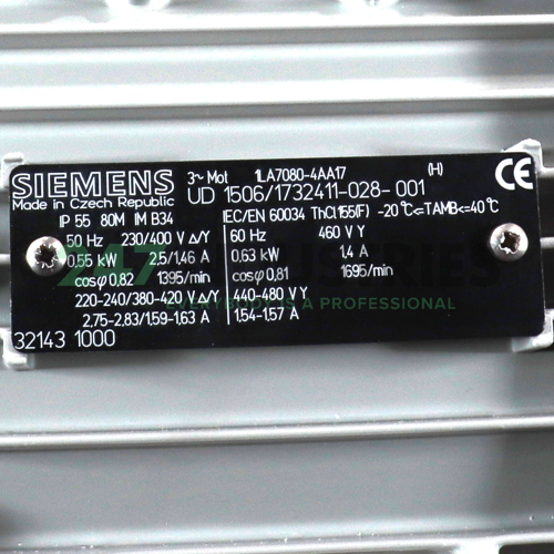 1LA7080-4AA17 Siemens Image 2