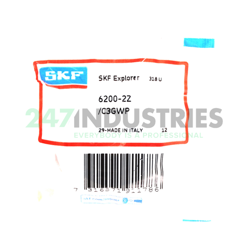 6200-2Z/C3GWP SKF Image 2