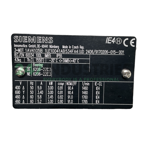 1LE1004-1AB53-4FA4 Siemens Image 5