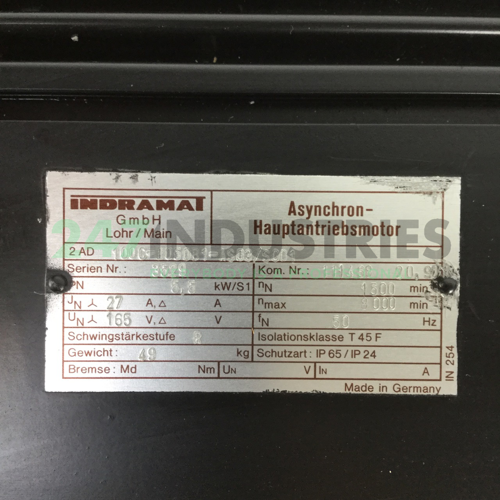 2AD100C-B05OB1-AS03/S Indramat Image 2