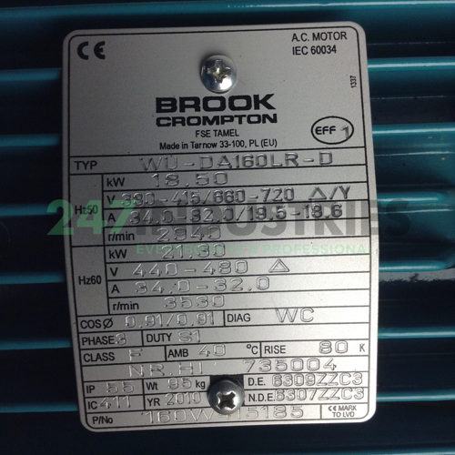 WU-DA160LR-D-B3 Brook Crompton Image 2
